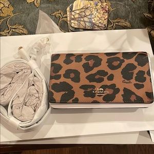 Coach Cheetah Crossbody/Clutch